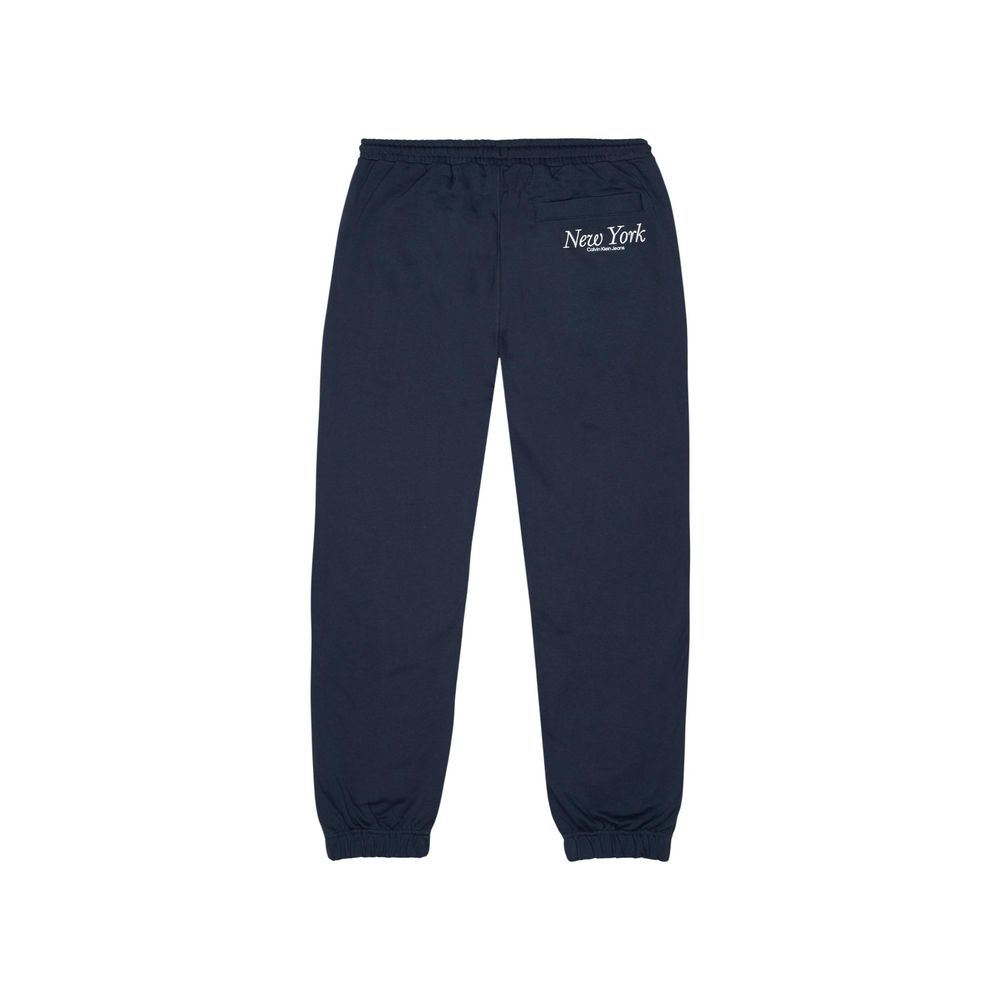 Calvin Klein Jeans Blaue Jogginghose aus Bio-Baumwolle Workout Pant