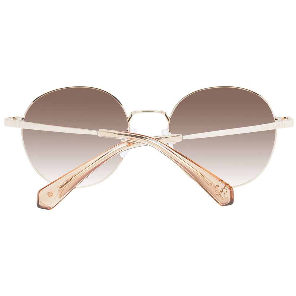 Ted Baker Goldene Metall-Sonnenbrille