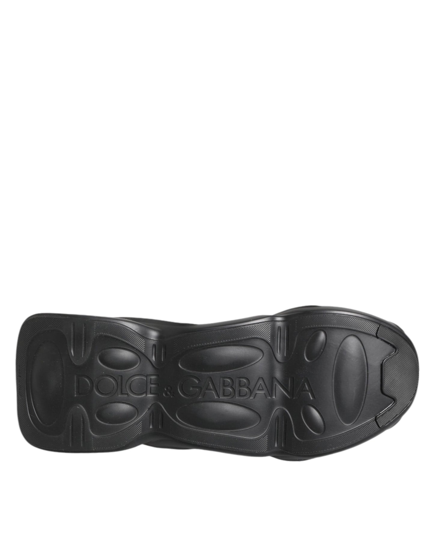 Dolce & Gabbana Schwarz Slip On Wave Low Top Männer Sneaker Schuhe