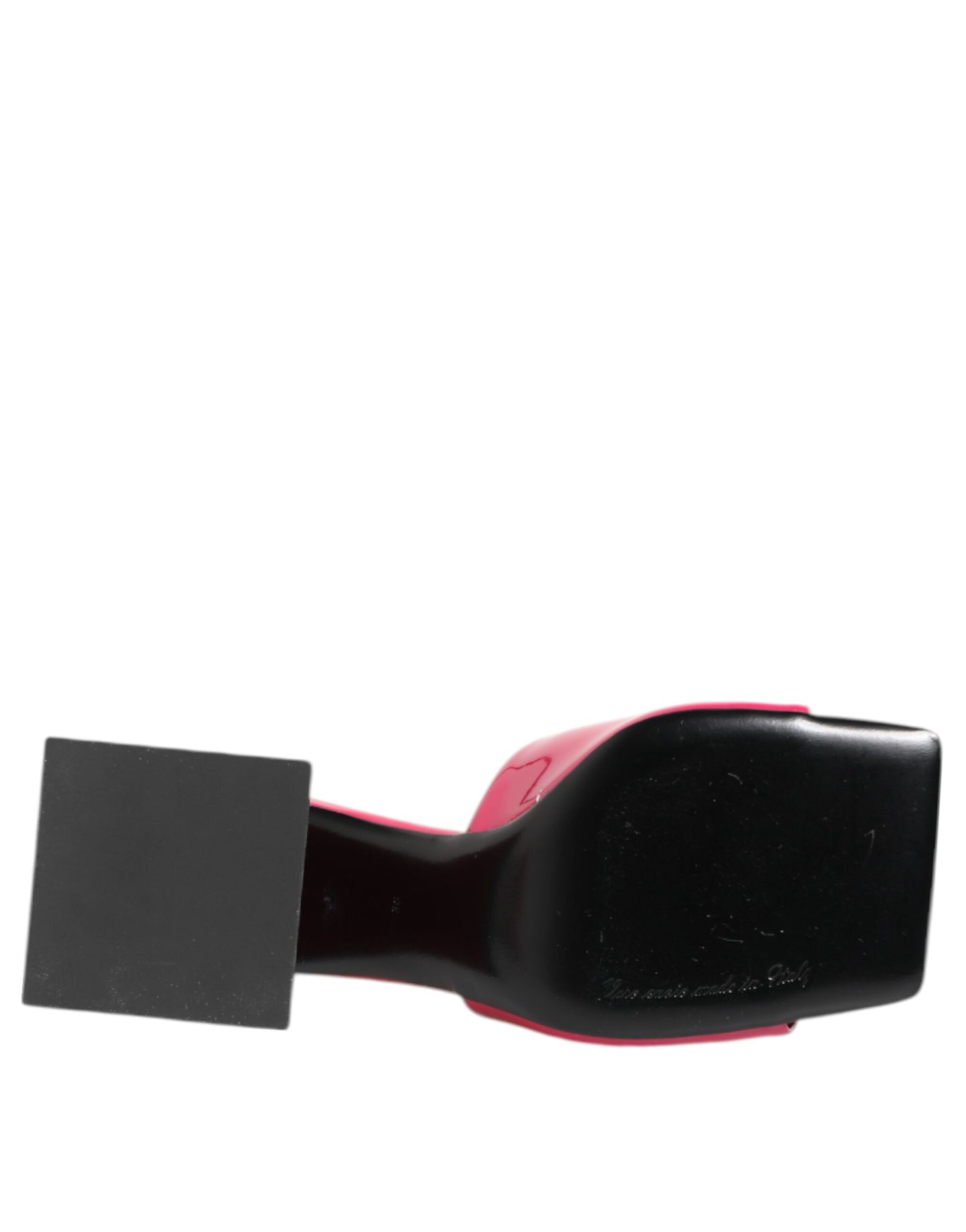 Dolce & Gabbana Rosa Offene Zehe Blockabsatz Mules Sandalen Schuhe