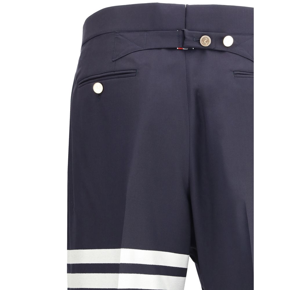 Thom Browne Elegante blaue Woll-Hose
