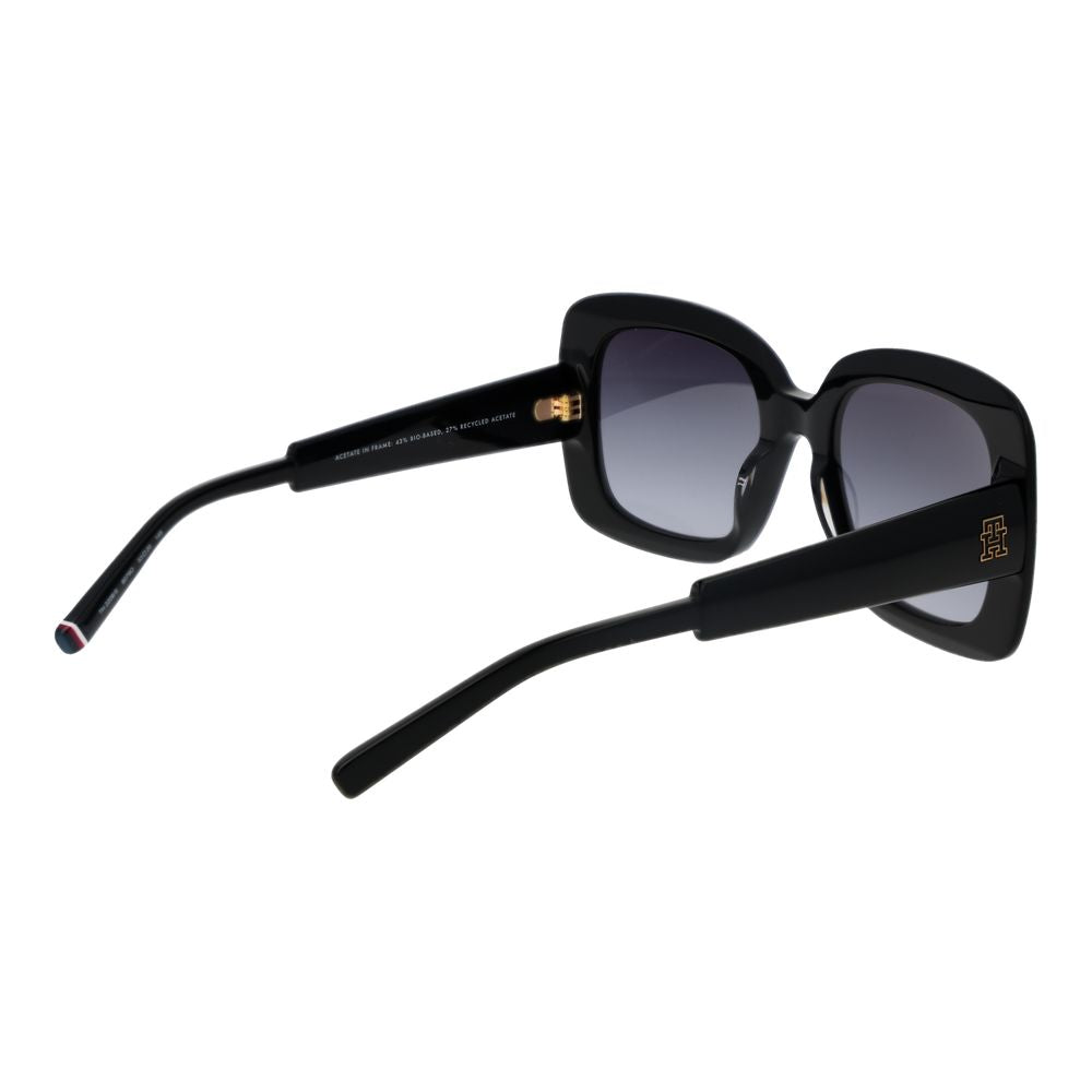 Tommy Hilfiger Schwarze Sonnenbrille aus Acetat