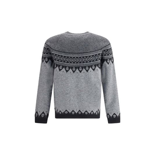 Alexander McQueen Grauer Woll-Sweatshirt