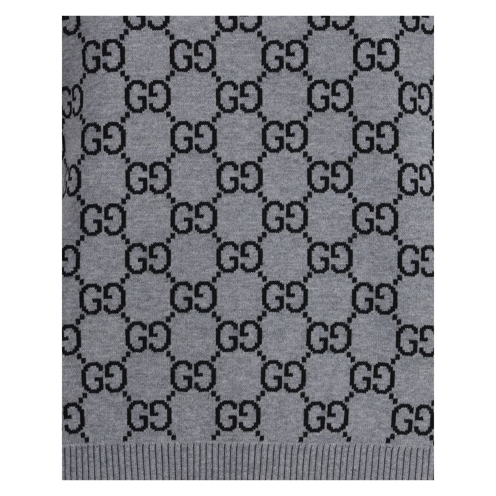 Gucci Grauer Woll-Sweatshirt