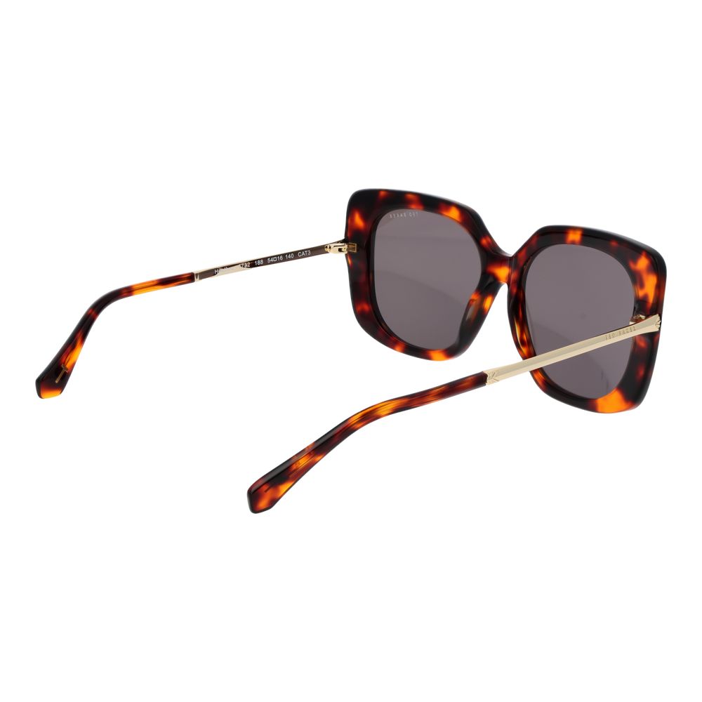 Ted Baker Braune Metall-Sonnenbrille