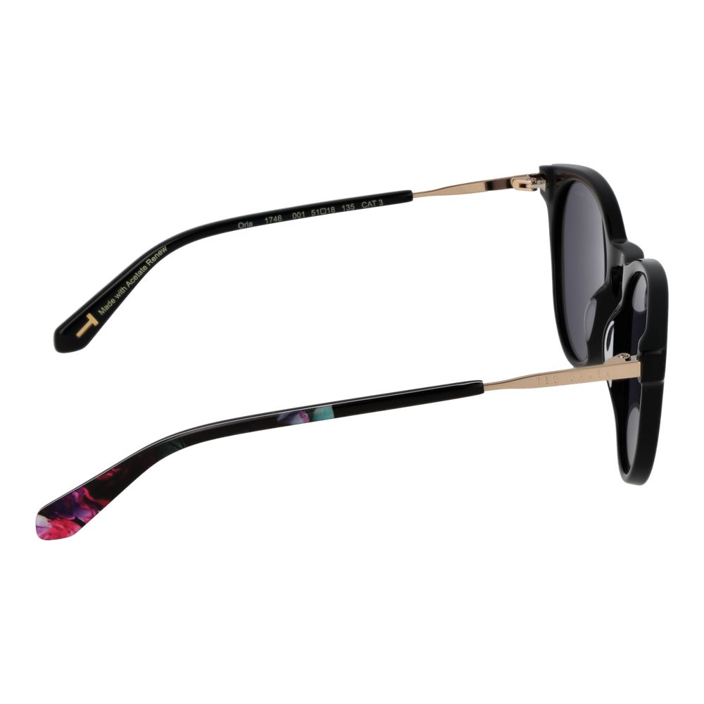 Ted Baker Schwarze Sonnenbrille aus Acetat