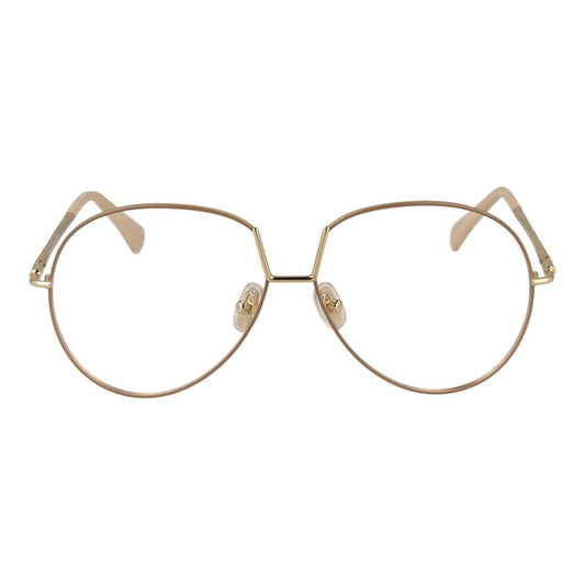 Max Mara Beige Metallbrille (Gestell)