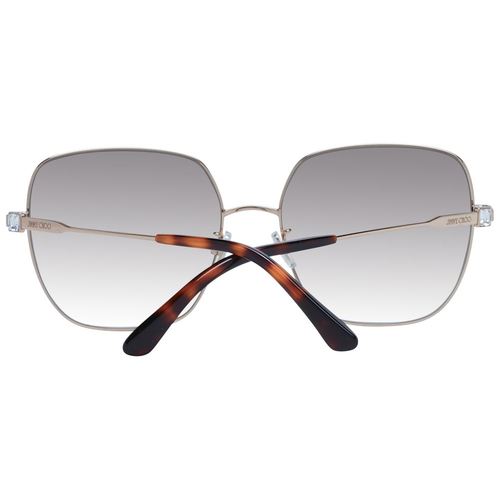 Jimmy Choo Goldene Metall-Sonnenbrille