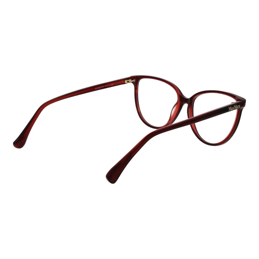 Max Mara Burgunderfarbene Acetatbrille (Gestell)
