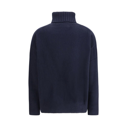Allude Blauer Kaschmir-Pullover