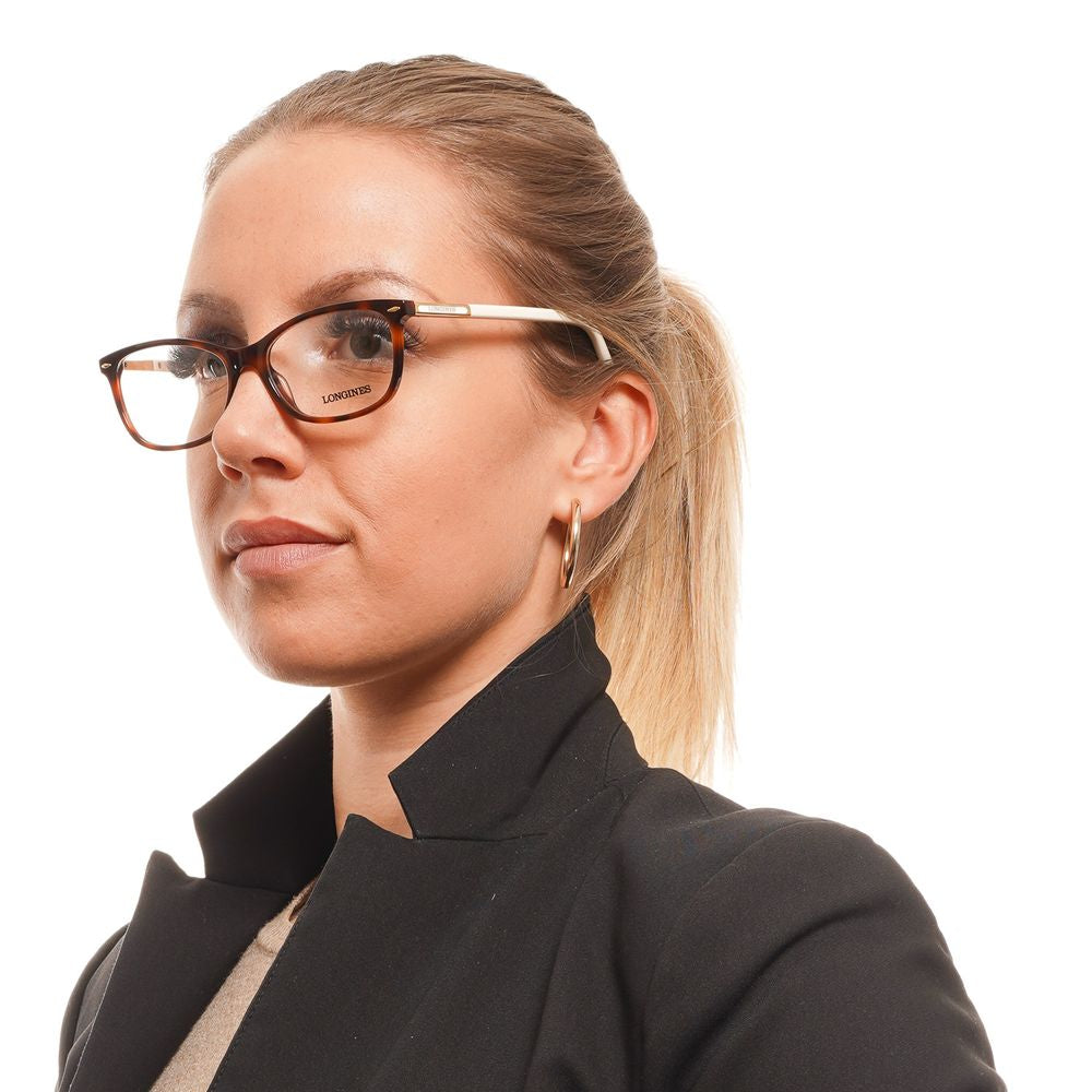 Longines Braune Acetat-Brillengestelle