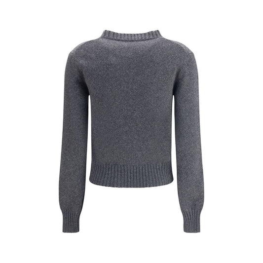 Ami Paris Grauer Kaschmir-Pullover