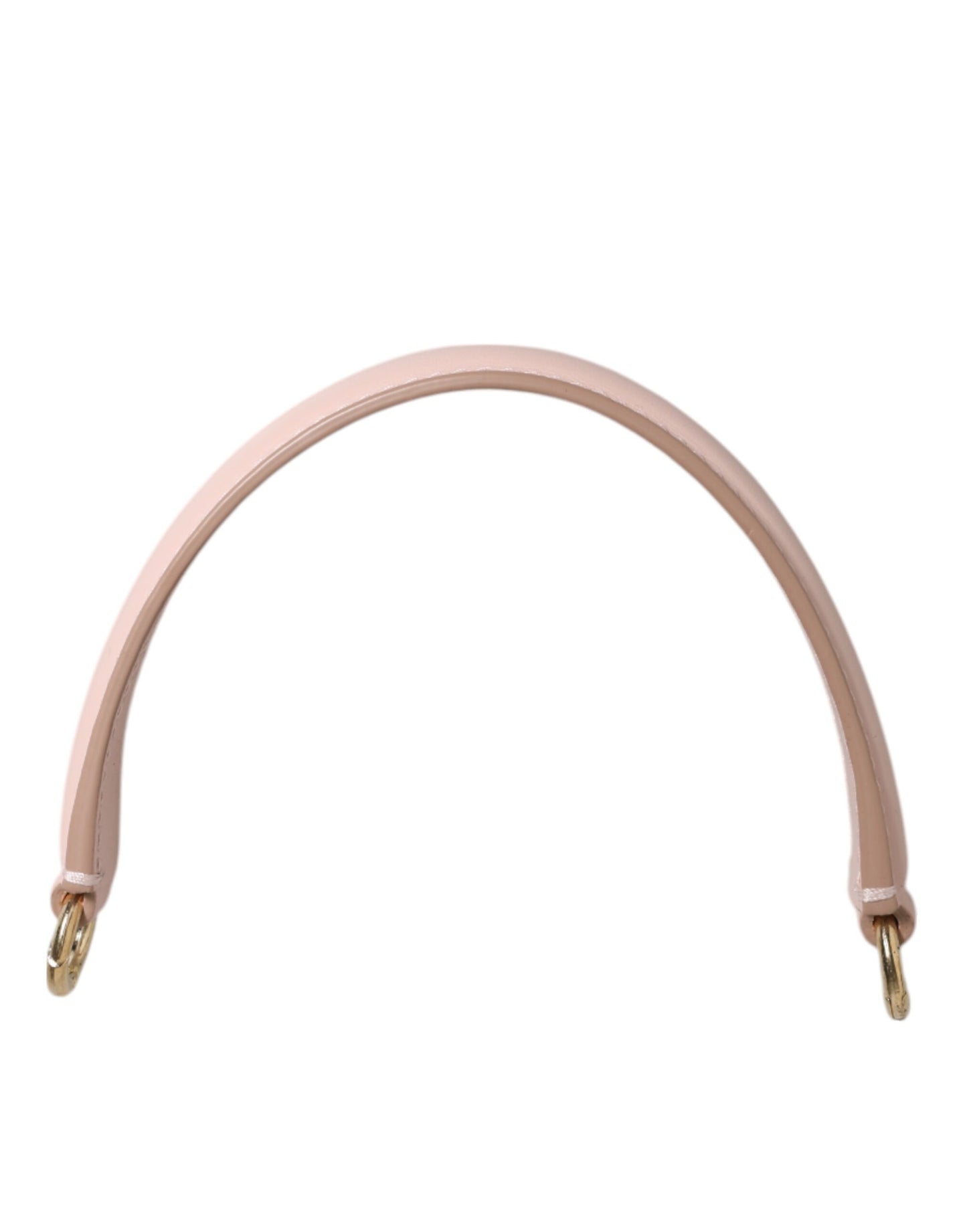 Dolce & Gabbana Strap Pink Leather Gold Tone Big Bag Handle Shoulder Strap