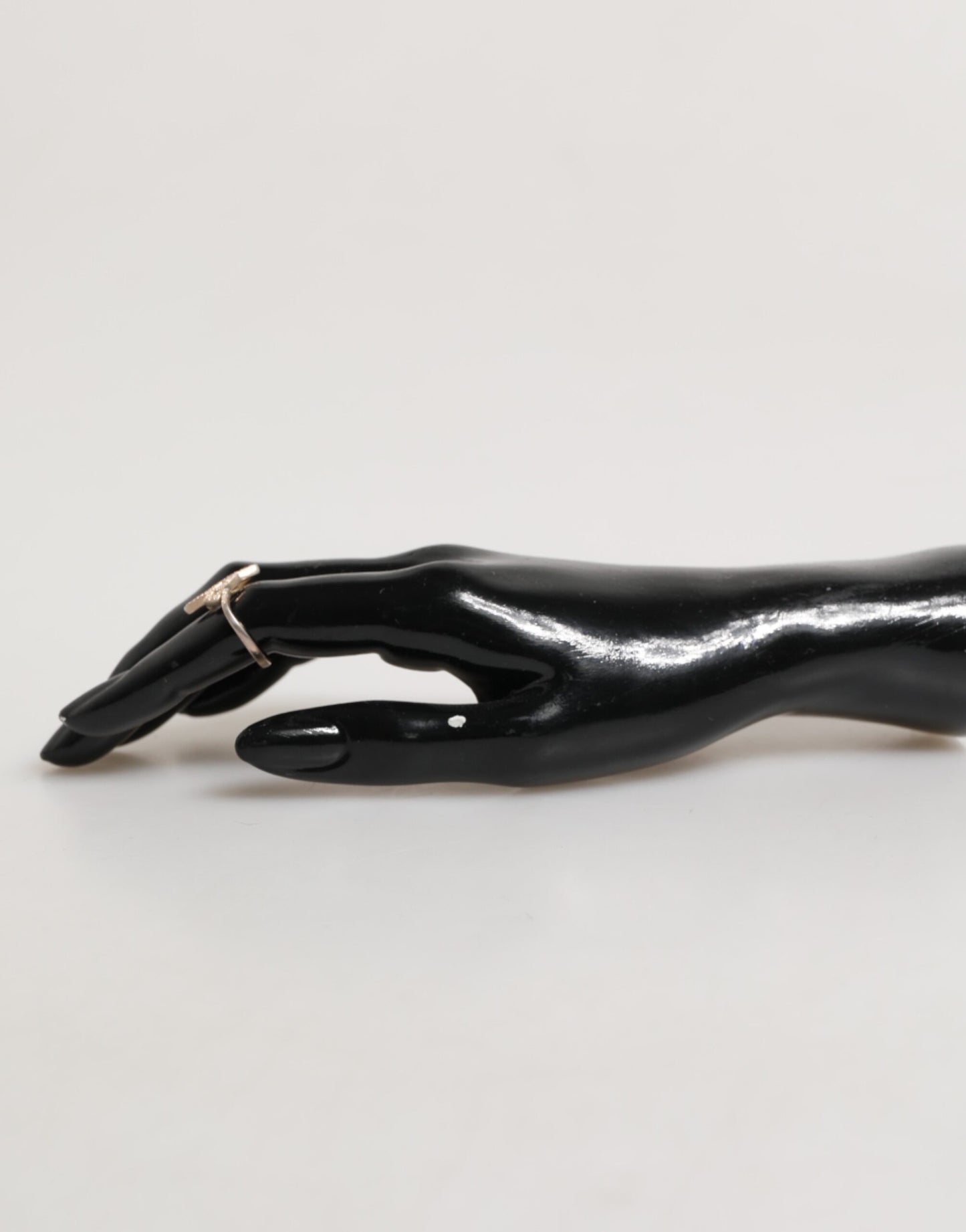 Nialaya Geometrischer Diamant Form Pave CZ Kristallschmuck Ring