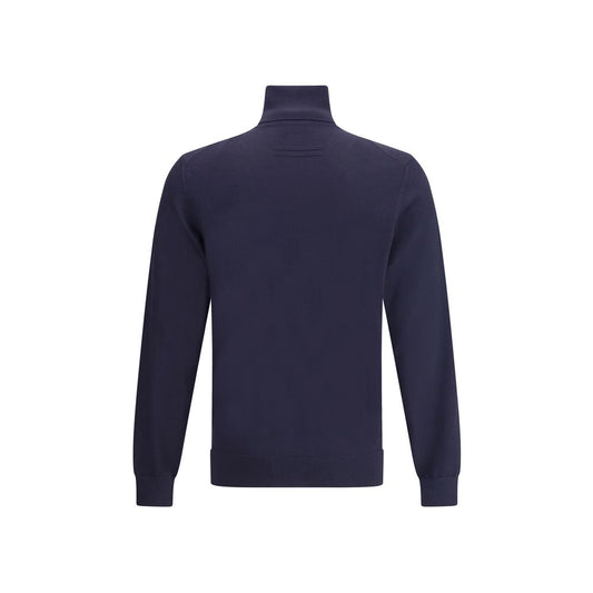 ZEGNA Blauer Kaschmir-Rollkragenpullover