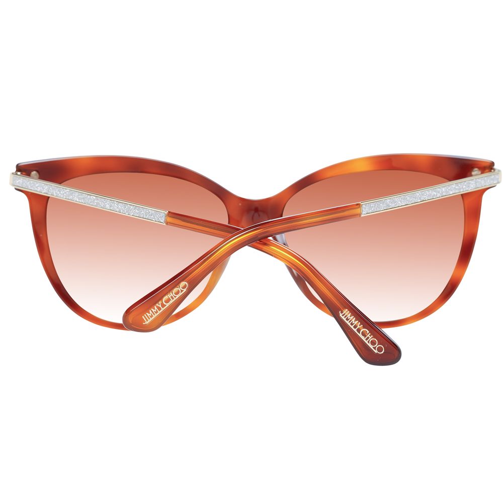 Jimmy Choo Braune Sonnenbrille aus Kunststoff