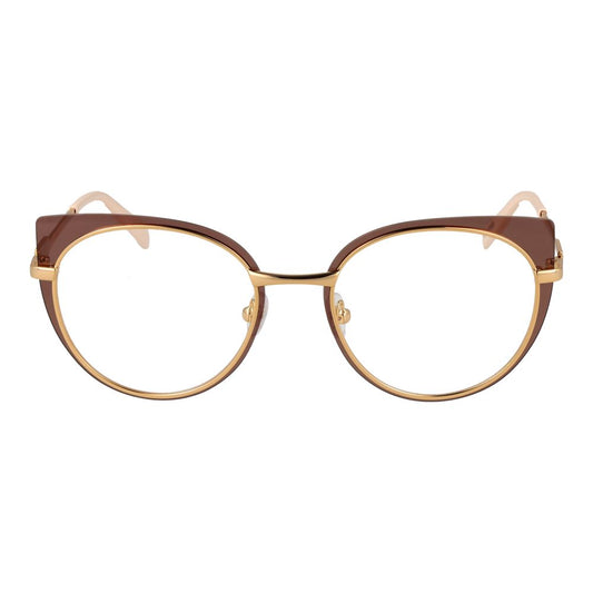 Emilio Pucci Braune Metallbrille (Gestell)