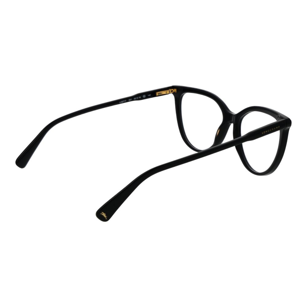 Longchamp Schwarze Acetat-Brille (Rahmen)