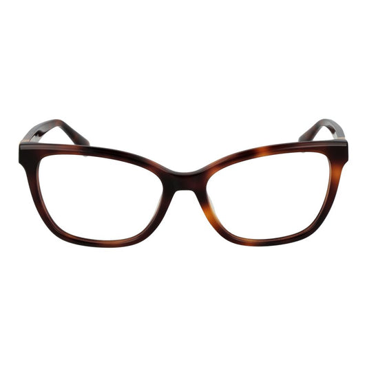 Longchamp Braune Acetat-Brille (Gestell)