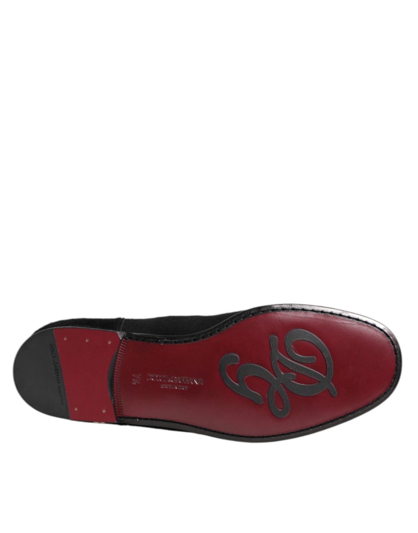 Dolce & Gabbana Schwarz Leder Pelz Männer CHELSEA Stiefel Schuhe