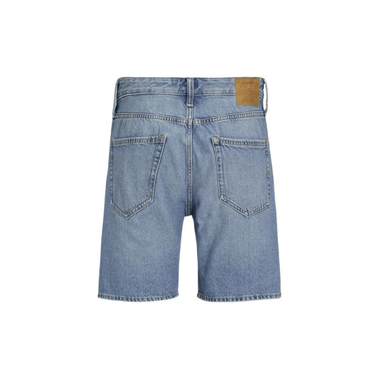 Jack Jones Blaue Baumwoll-Bermuda-Shorts