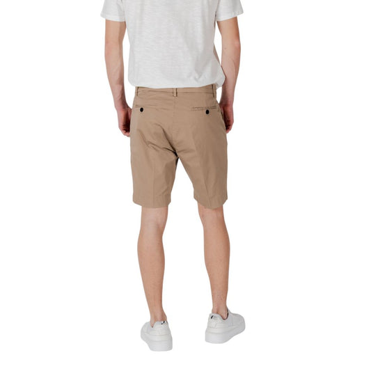 Antony Morato Beigefarbene Baumwoll-Bermuda-Shorts