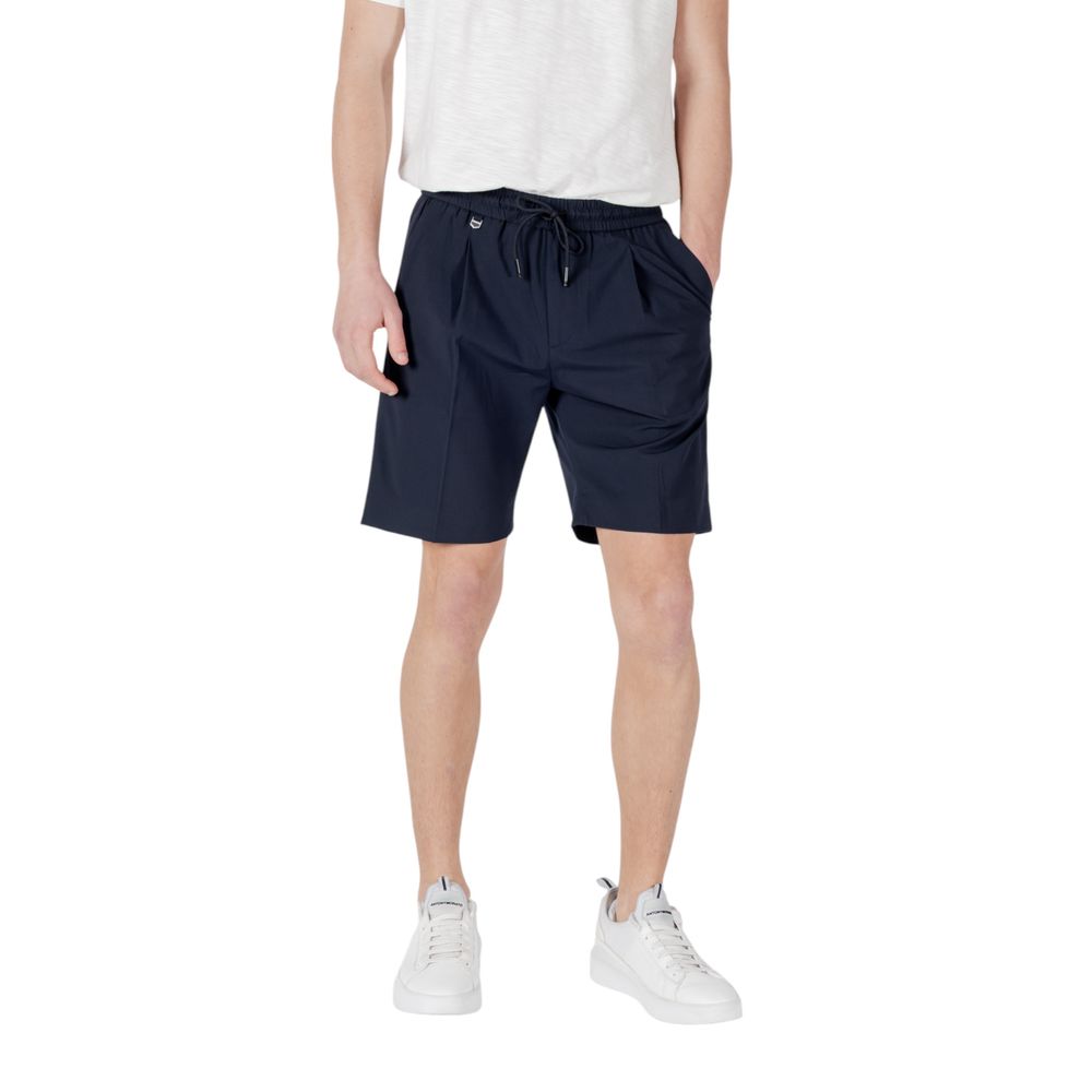 Antony Morato Blaue Polyester-Bermuda-Shorts