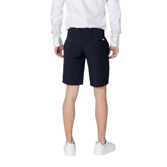 Armani Exchange Blaue Polyamid-Bermuda-Shorts