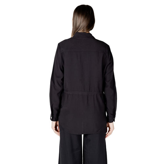 Only Schwarze Viskosebluse