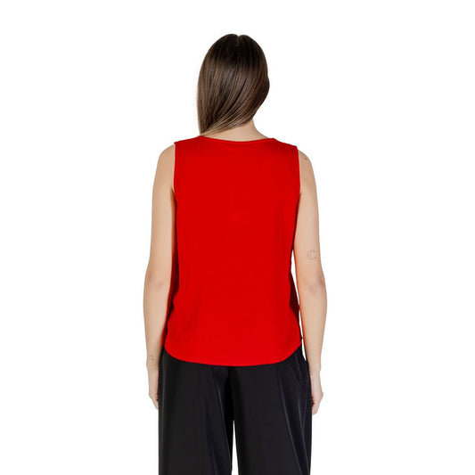 Only Rotes Tank-Top aus recyceltem Polyester