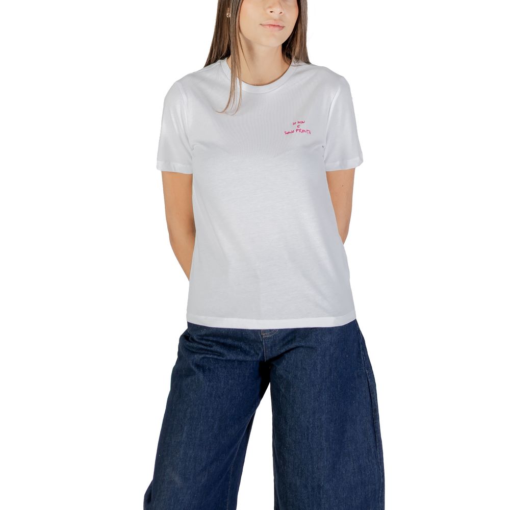 Only Rosa T-Shirt aus Baumwolle