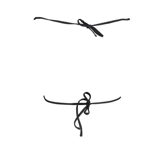 Karl Lagerfeld Schwarz Elastan Bademode