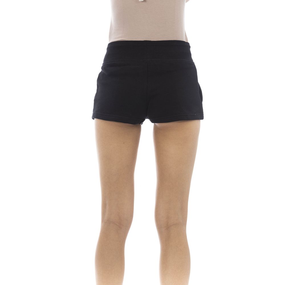 Just Cavalli Schwarze Baumwoll-Shorts für Damen