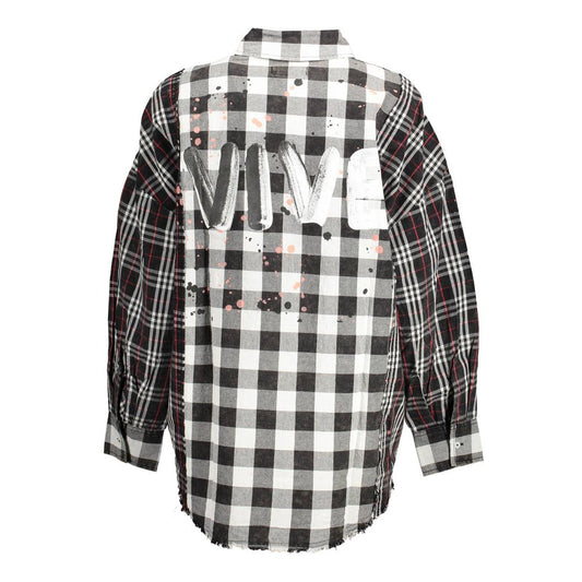 Desigual Schwarzes Baumwollhemd