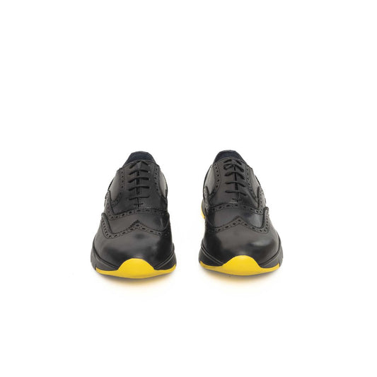 Cerruti 1881 Grauer Rindsleder Herren Oxford-Schuh