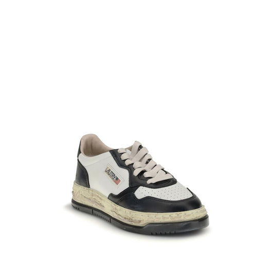Autry Schwarze Leder-Sportschuhe