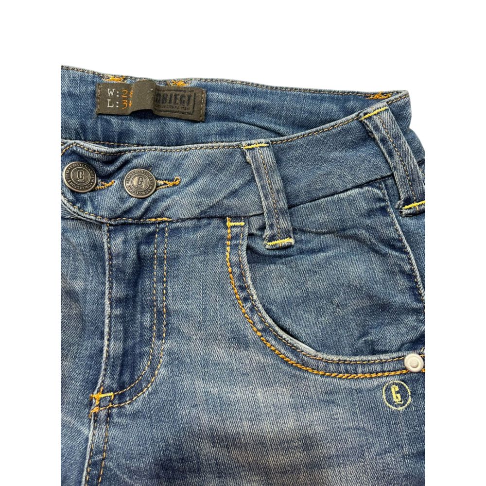 Object Damenjeans aus Baumwolle in Blau