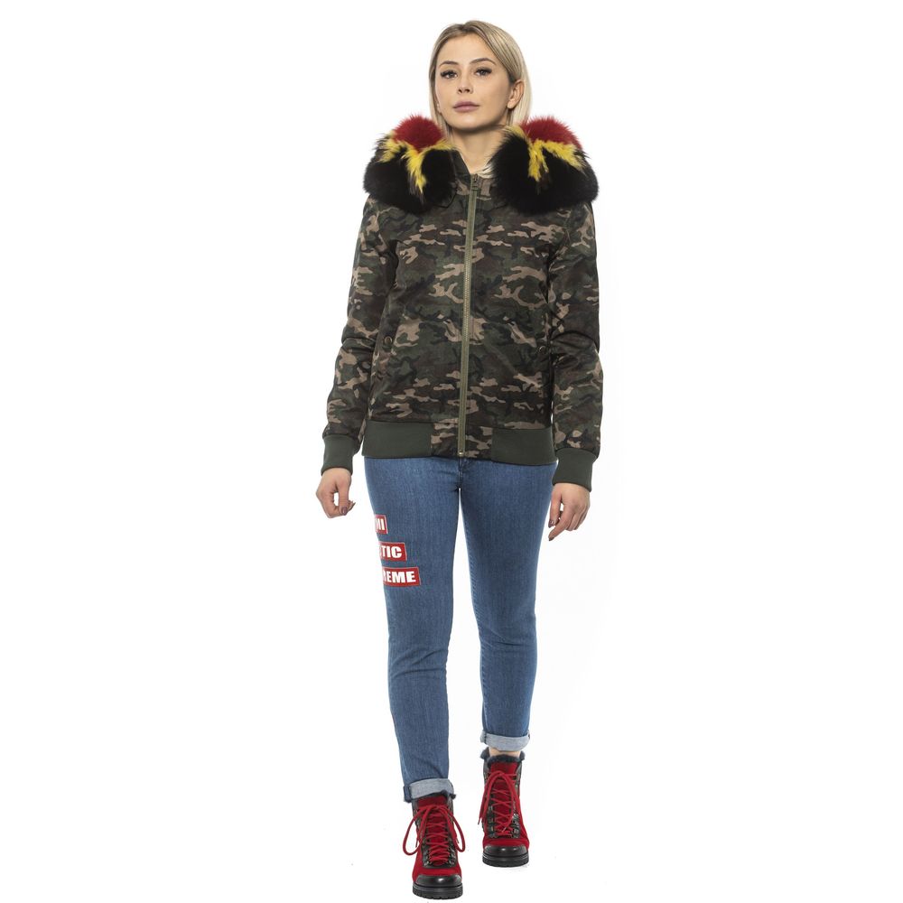 Mr&Mrs Italy Armee Polyamid Frauen Bomberjacke