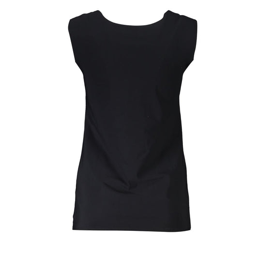 Patrizia Pepe Schwarzes Elastan-Tank-Top