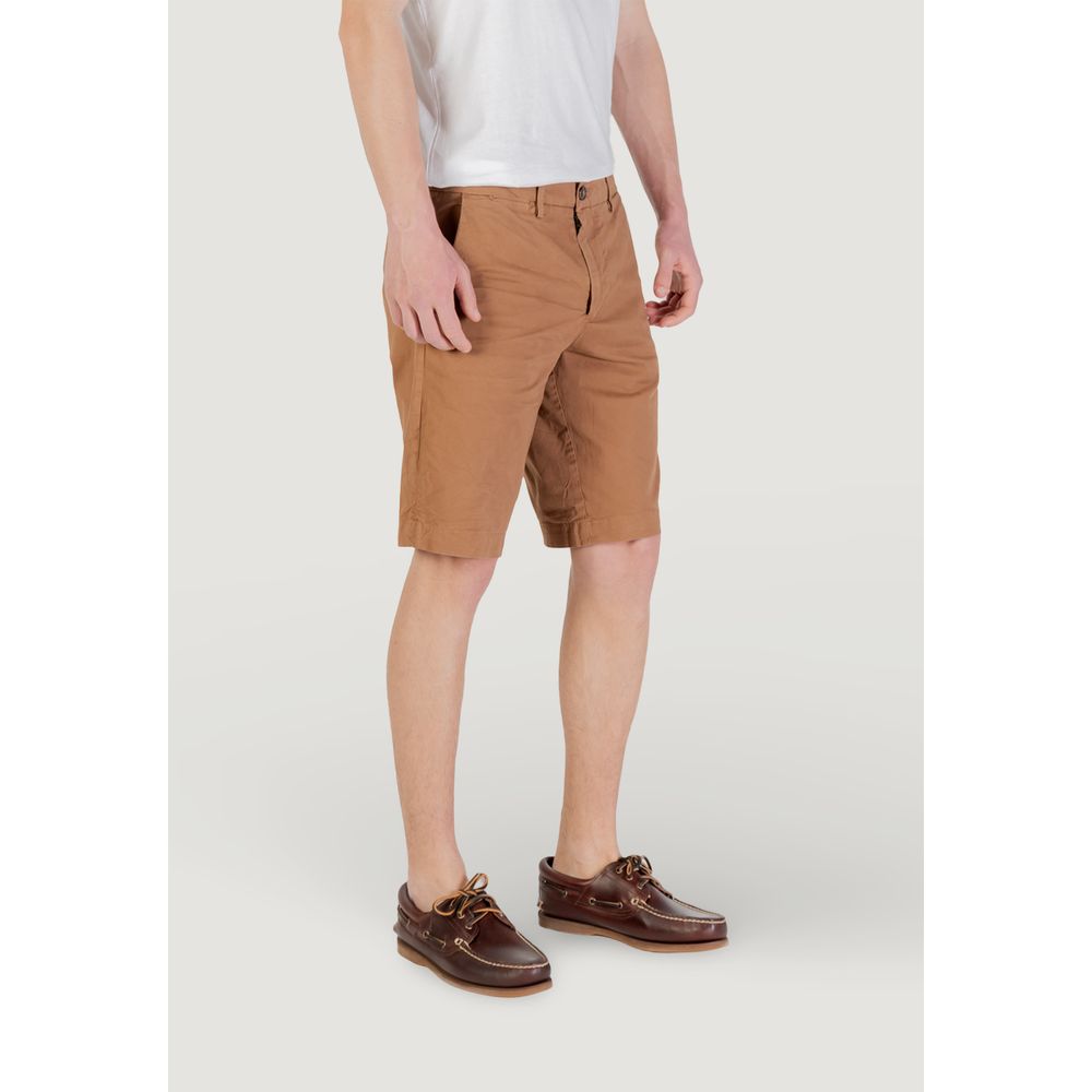 Borghese Beige Baumwoll-Bermuda-Shorts