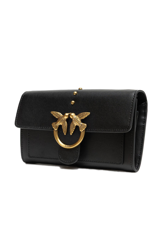 PINKO Schwarz Mini Love Tasche One Simply
