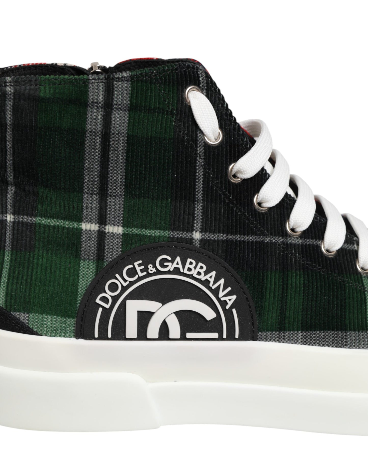 Dolce & Gabbana Multicolor DG Logo Männer High Top Turnschuhe Schuhe