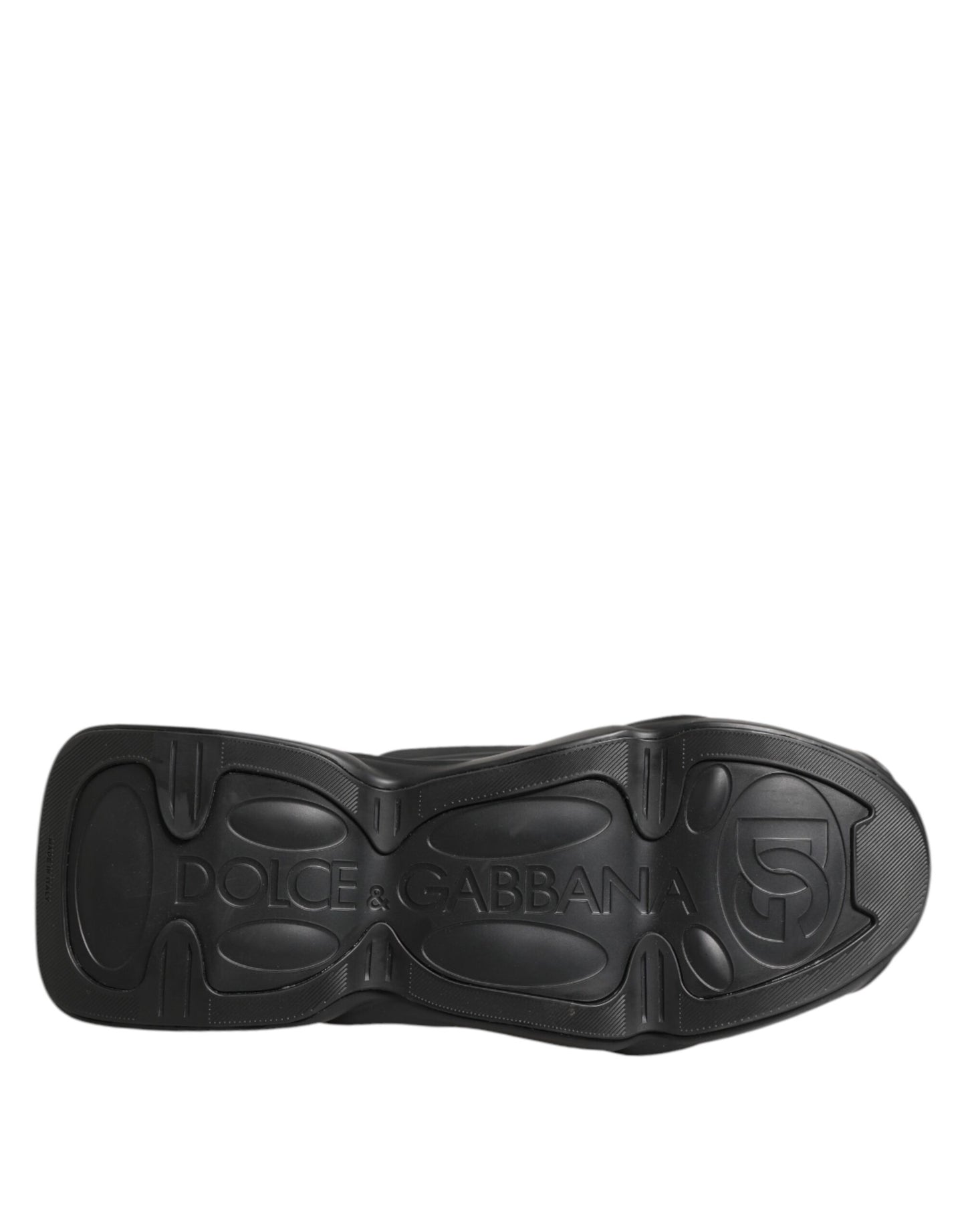 Dolce & Gabbana Schwarz Lace Up Wave Low Top Männer Sneaker Schuhe