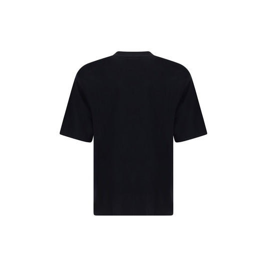 Off-White Baumwoll-T-Shirt in Schwarz