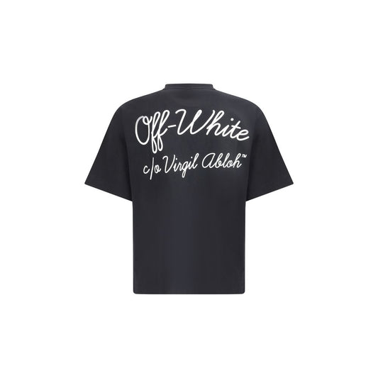 Off-White Schwarzes Baumwoll-Sportshirt