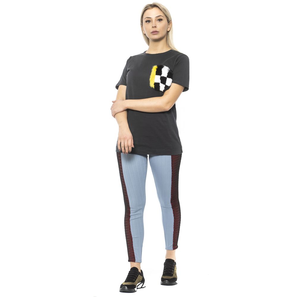 Mr&Mrs Italy Leggings aus hellblauer Baumwolle für Frauen