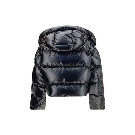 MONCLER x EDWARD ENNINFUL Vollständig gefütterte Jacke aus schwarzem Polyamid
