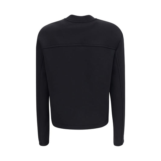 MONCLER x EDWARD ENNINFUL Schwarzes Viskose-Sweatshirt
