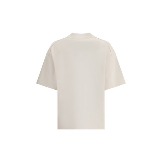 Max Mara Weißes Polyester-T-Shirt