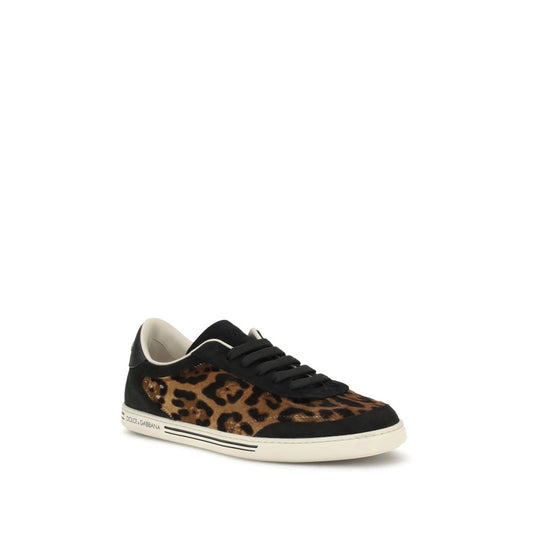 Dolce & Gabbana Bunte Low-Top-Sneaker aus Lammleder Ovis Aries Aries